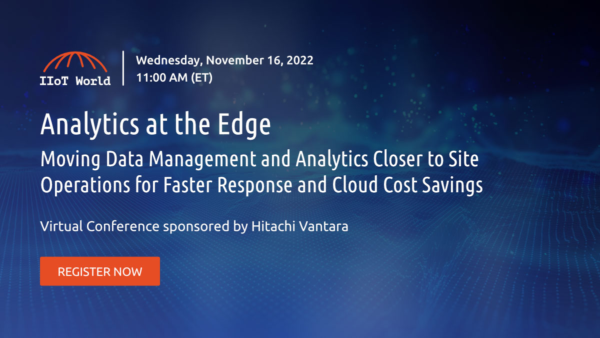 Hitachi Vantara Reduces Industrial Operational Costs Through IIoT