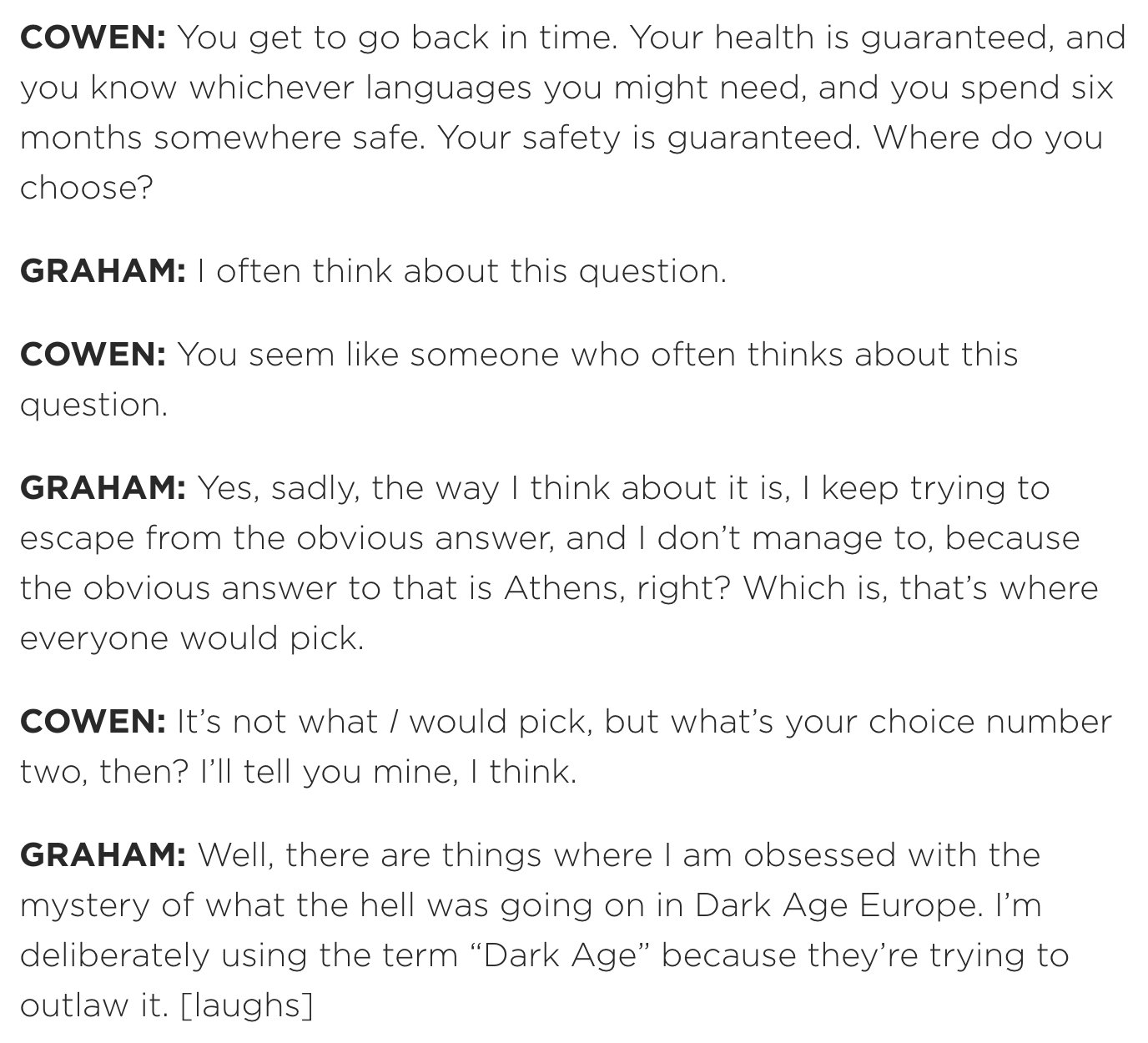 Paul Graham Interview with Tyler Cowen on AI and Innovation