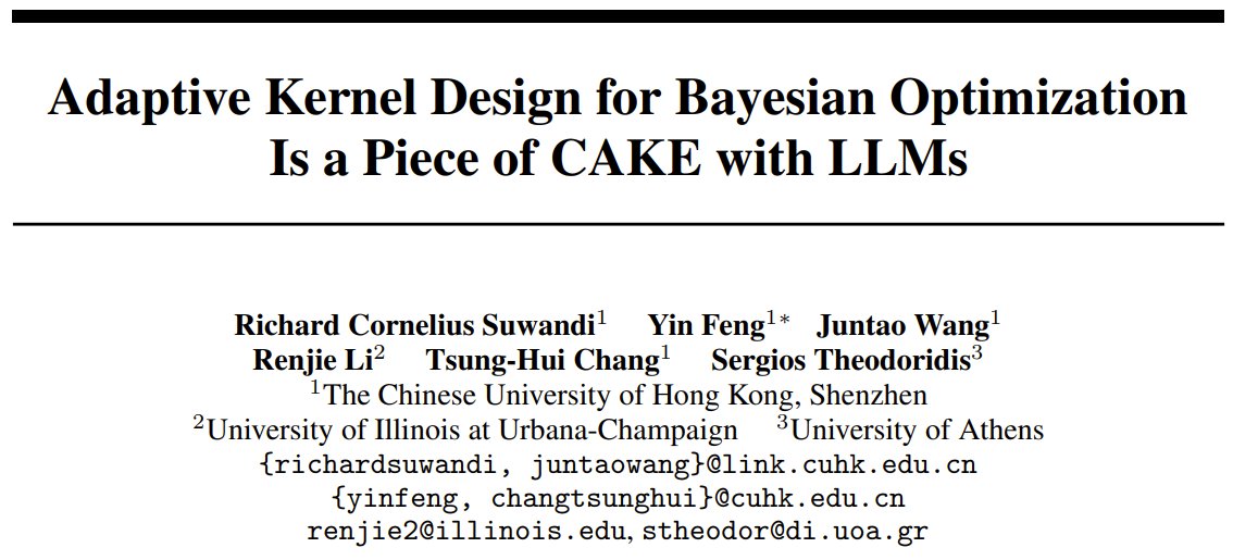 CAKE: Adaptive Kernel Design for Bayesian Optimization