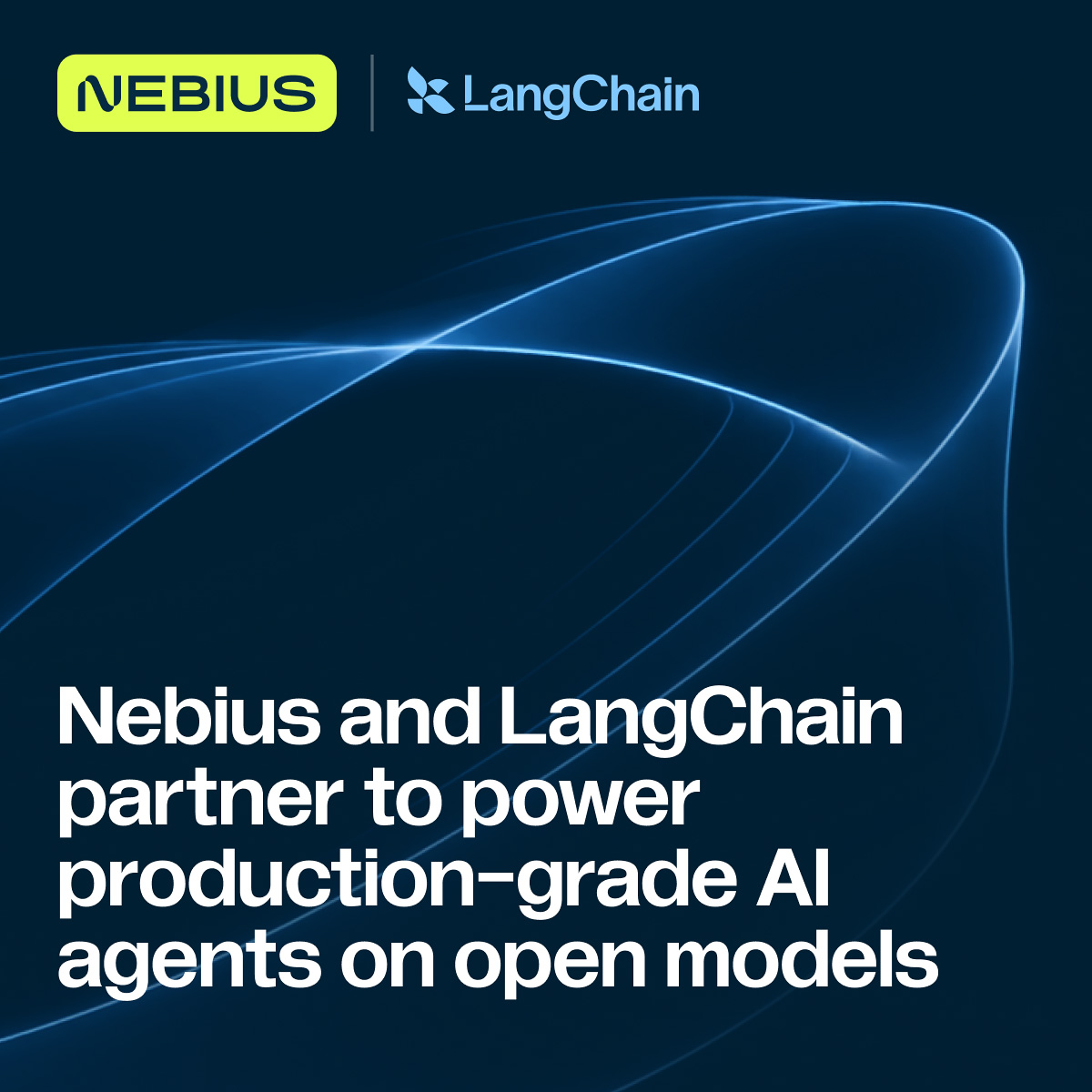 Deep Agents integrates with NebiusAI Token Factory for agent workloads
