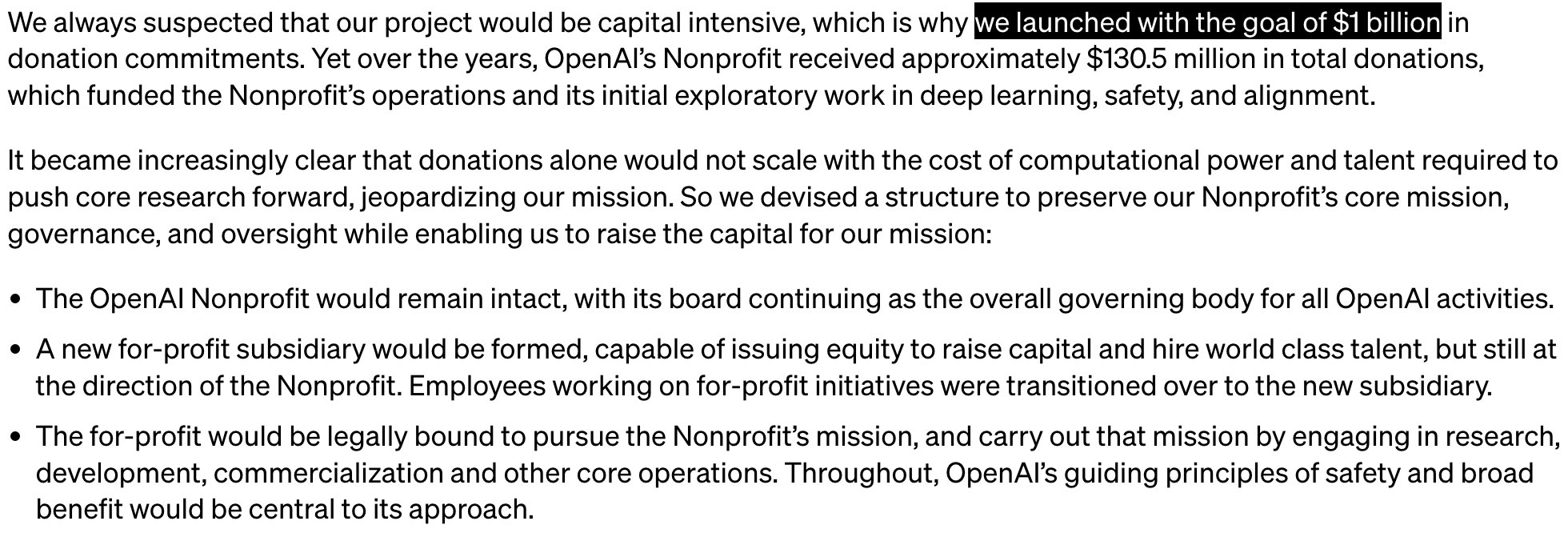 CEO Ambition and Legal Mission Alignment in AI Leadership