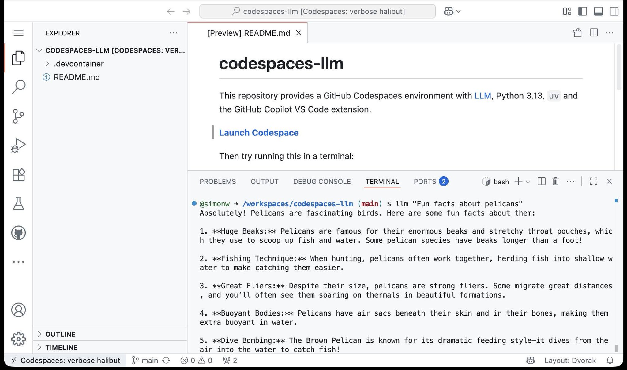 GitHub Codespaces Enables Free LLM API Access via GITHUB_TOKEN
