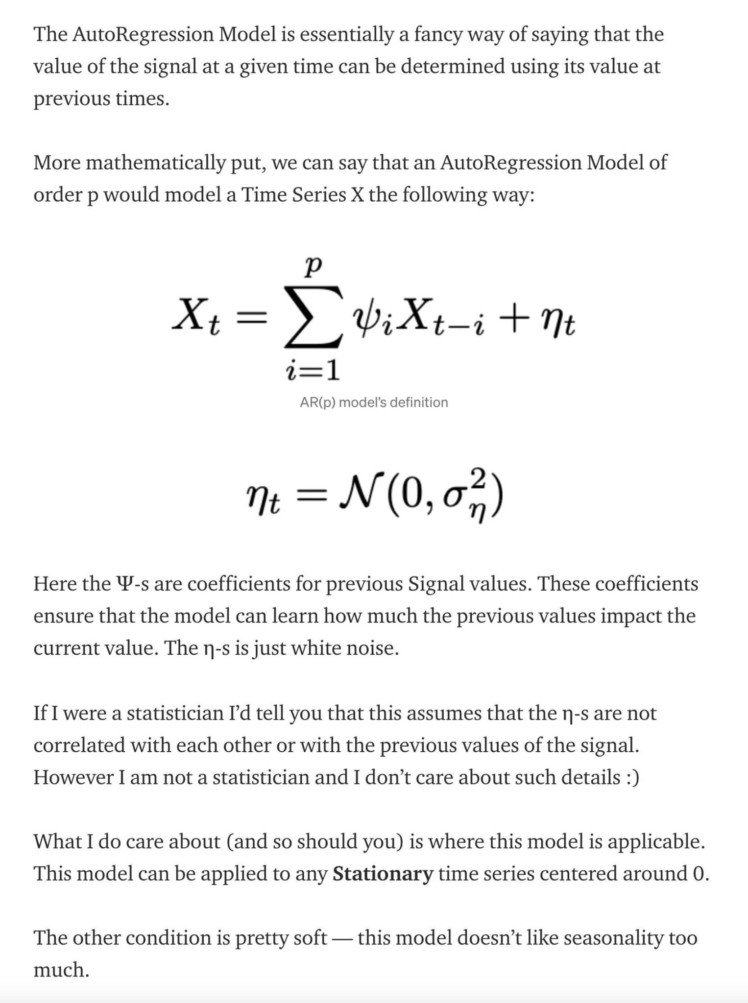 Autoregression Models for Time Series Forecasting