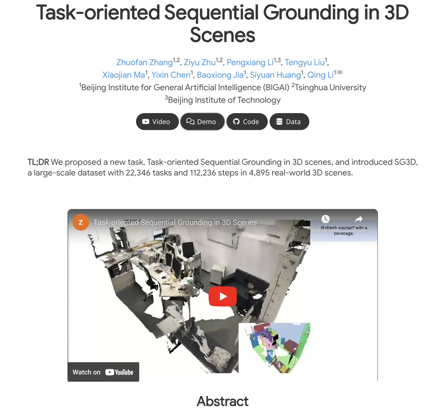 Task-oriented Sequential Grounding in 3D Scenes for Embodied AI