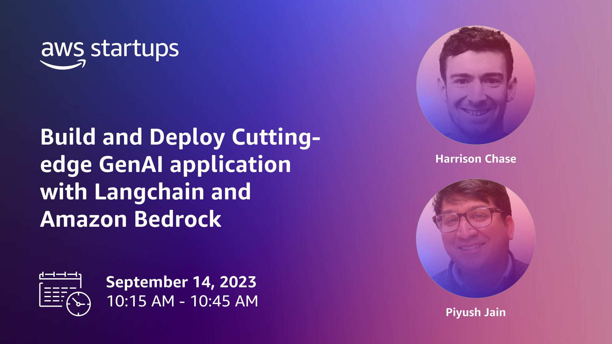 Speaking at AWS Gen AI Day on Platform Integrations