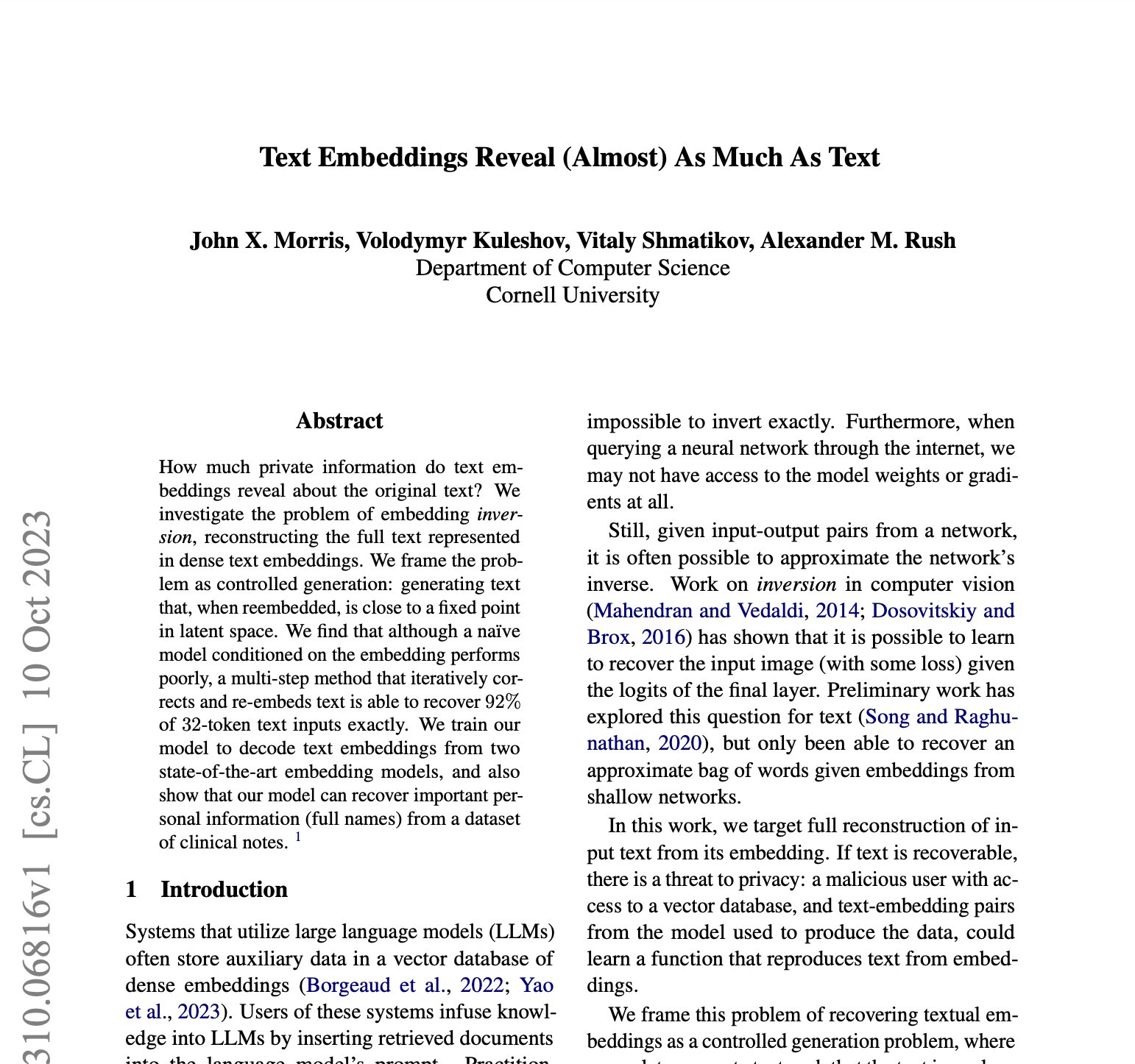 Text Embeddings Dimensional Encoding Research Investigation
