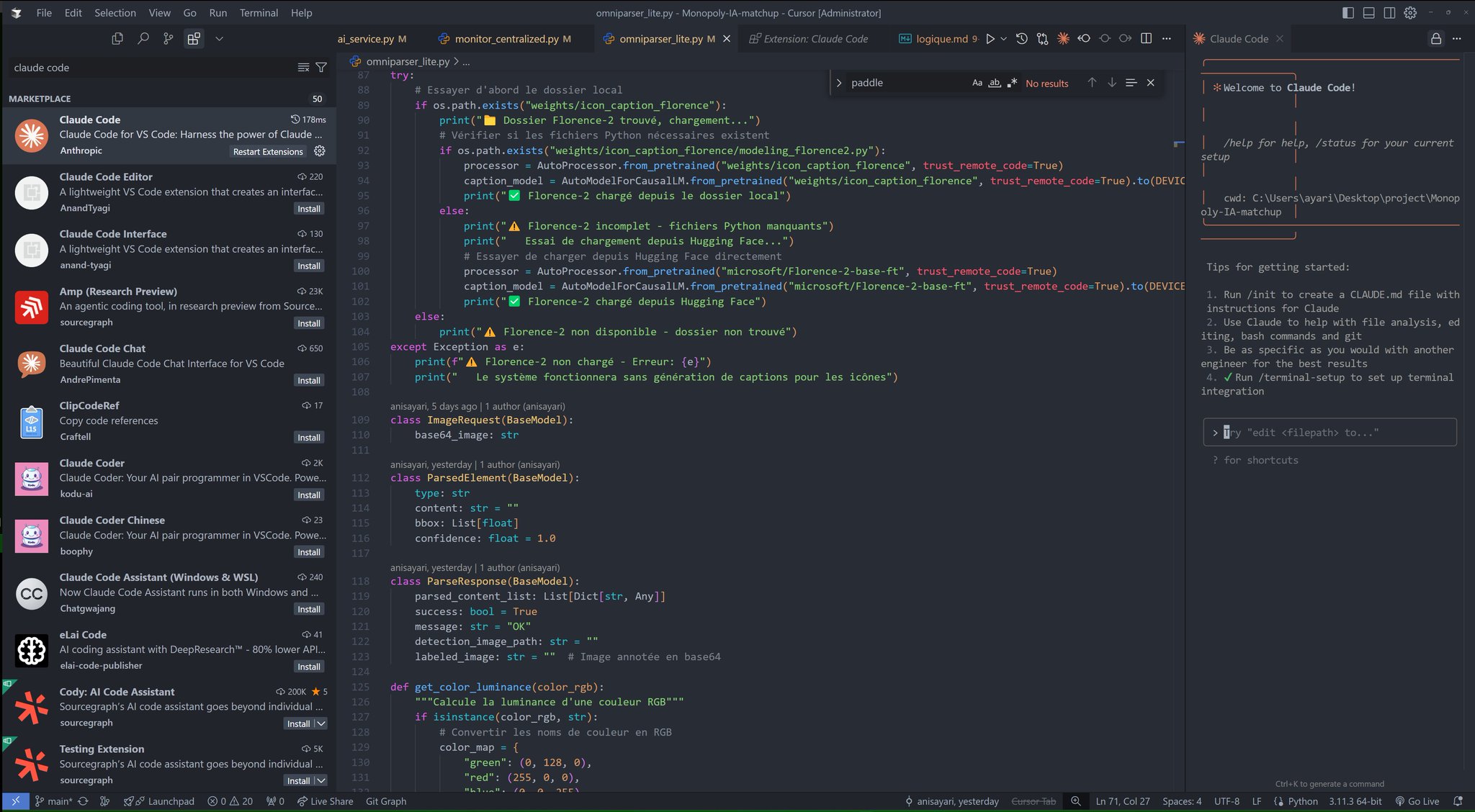 Using Cursor with Claude Code for coding workflow