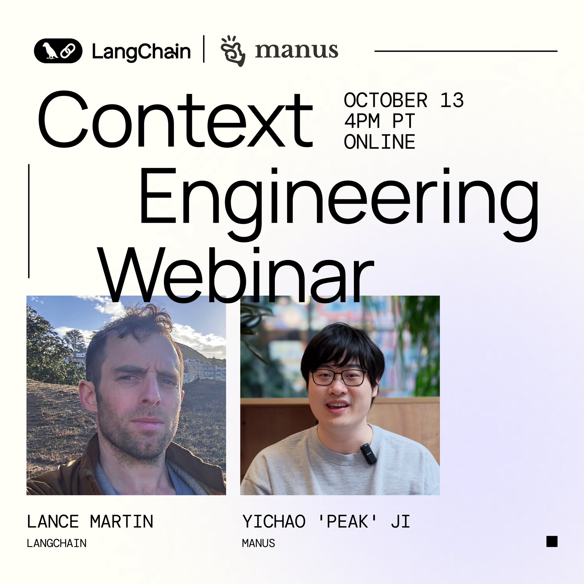 LangChain and Manus Partner for Context Engineering Webinar