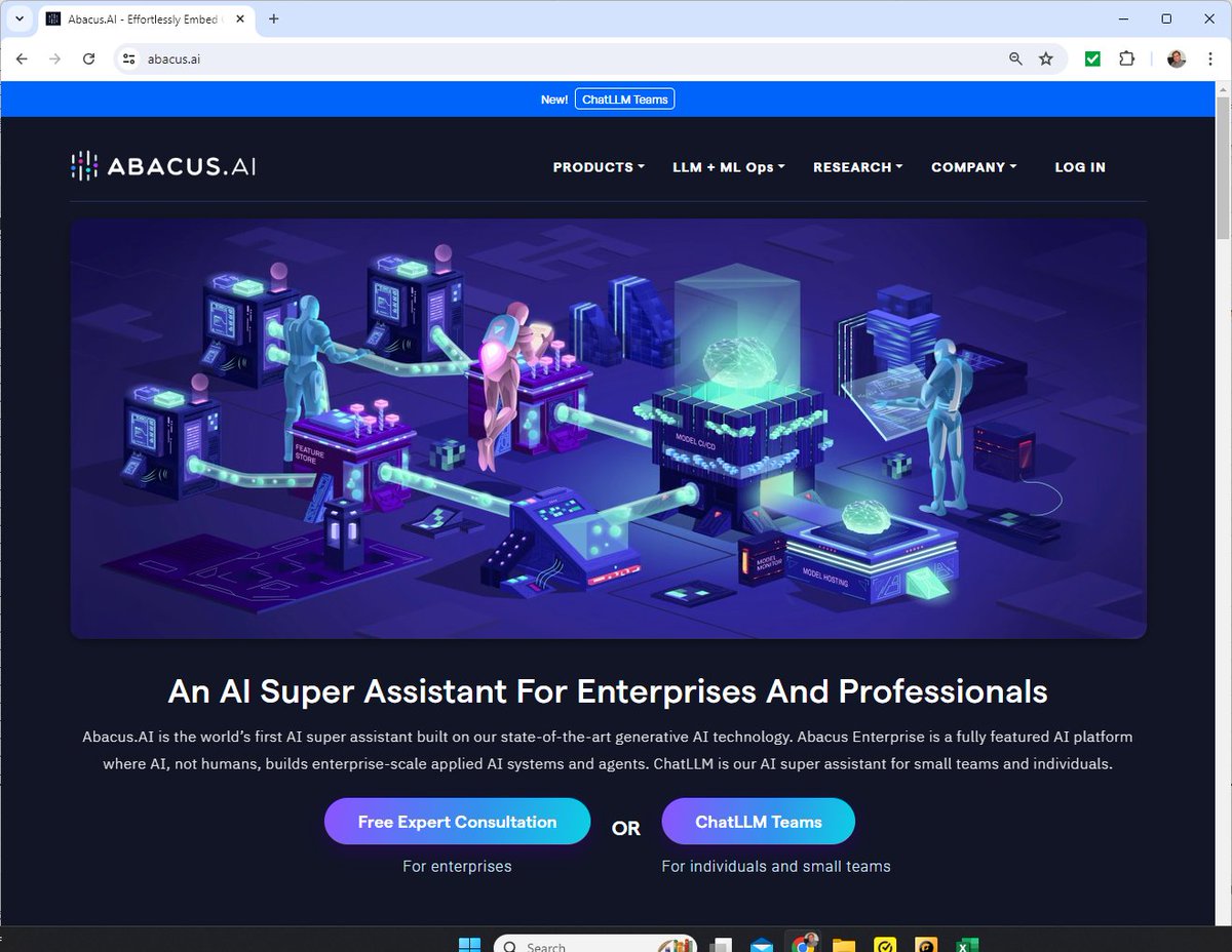 Abacus AI ChatLLM: Enterprise AI Super Assistant Platform