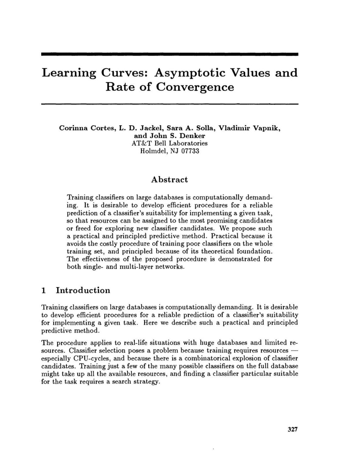 Scaling Laws History: From Bell Labs 1993 to Modern AI
