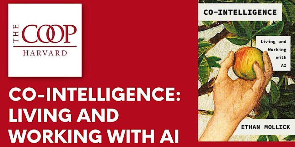 Ethan Mollick Co-Intelligence Book Signing at Harvard Coop