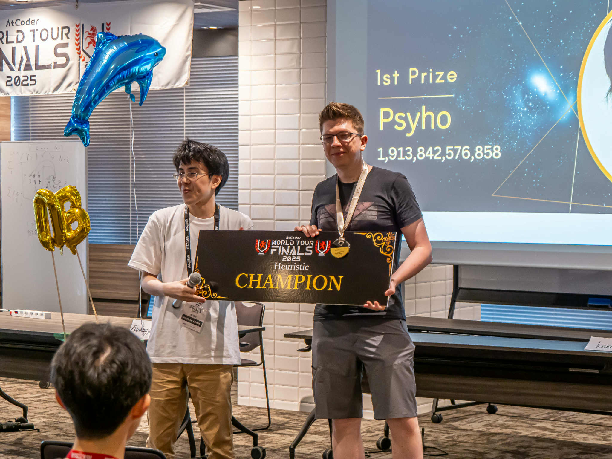 AI Achieves Second Place in AtCoder World Tour Finals