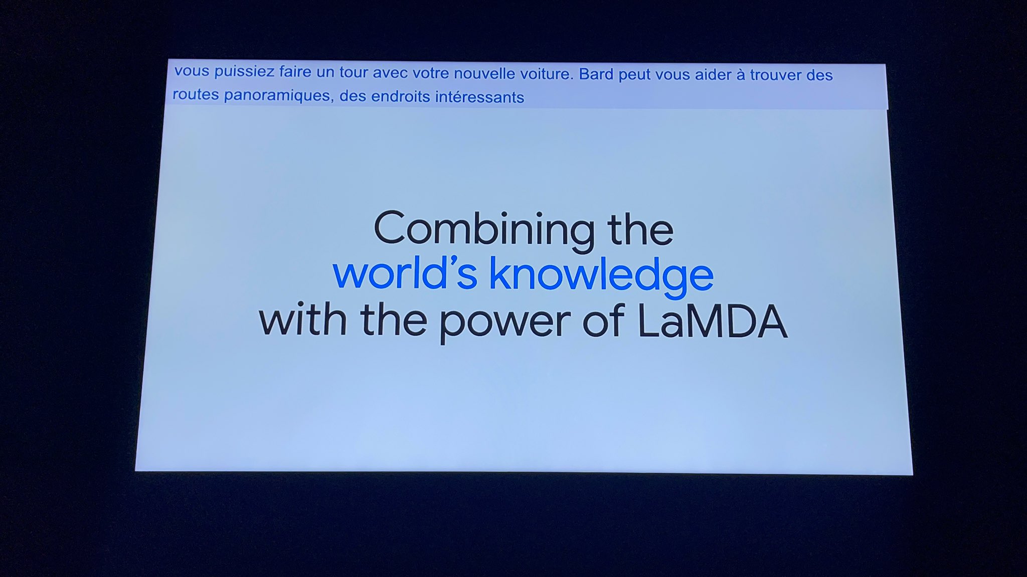 Bard announcement based on LaMDA for natural dialogue testing