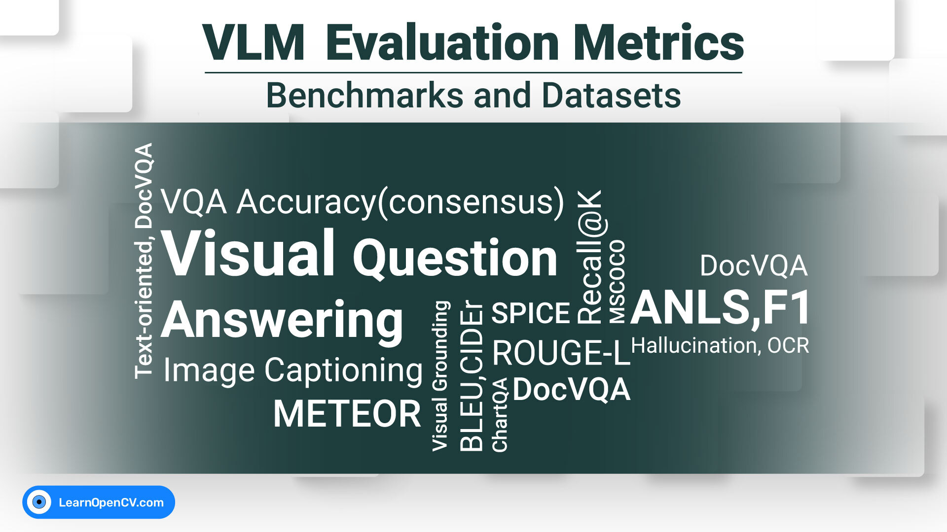VLM Evaluation: Metrics, Datasets, Benchmarks Guide
