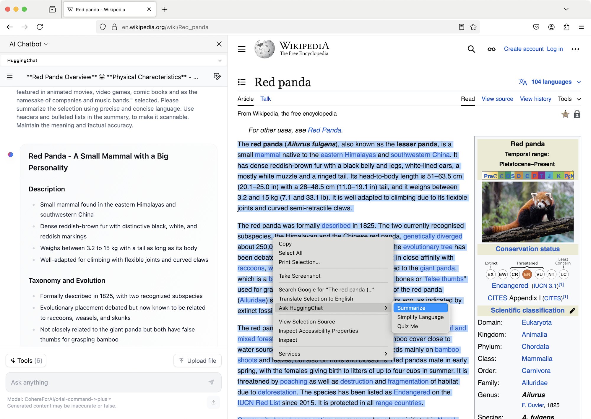 Open-source AI models integrated into Firefox browser
