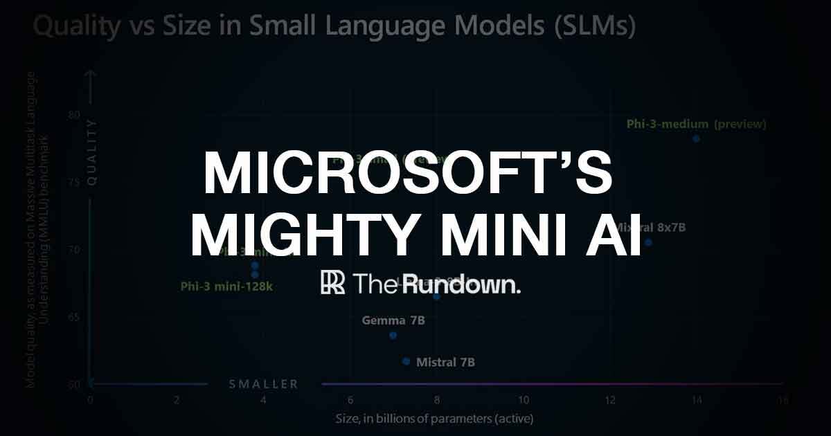 Microsoft Phi-3, Meta Ray-Ban Glasses, and AI Job Growth Today