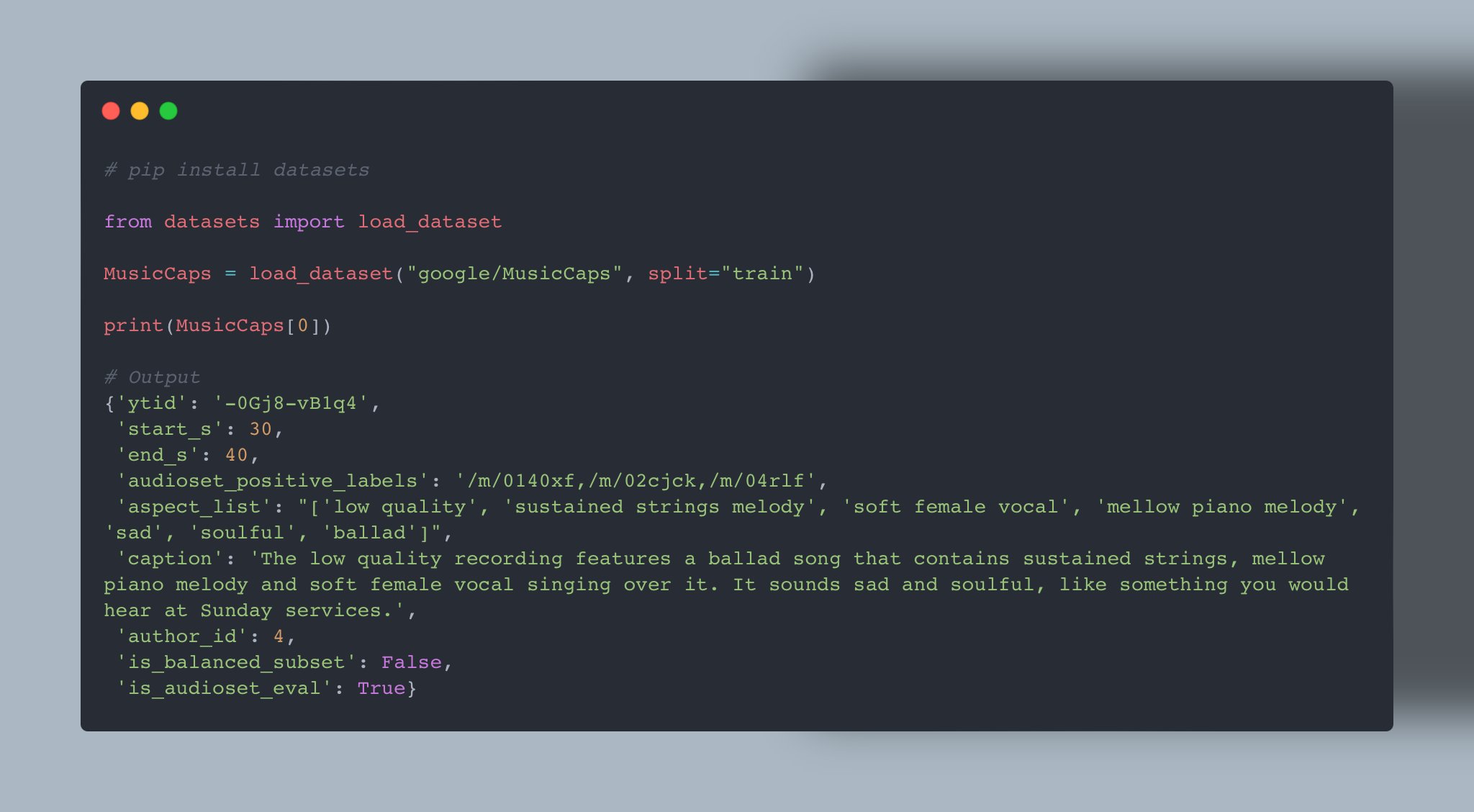 Dataset Preparation for AI Training in Two Lines Code