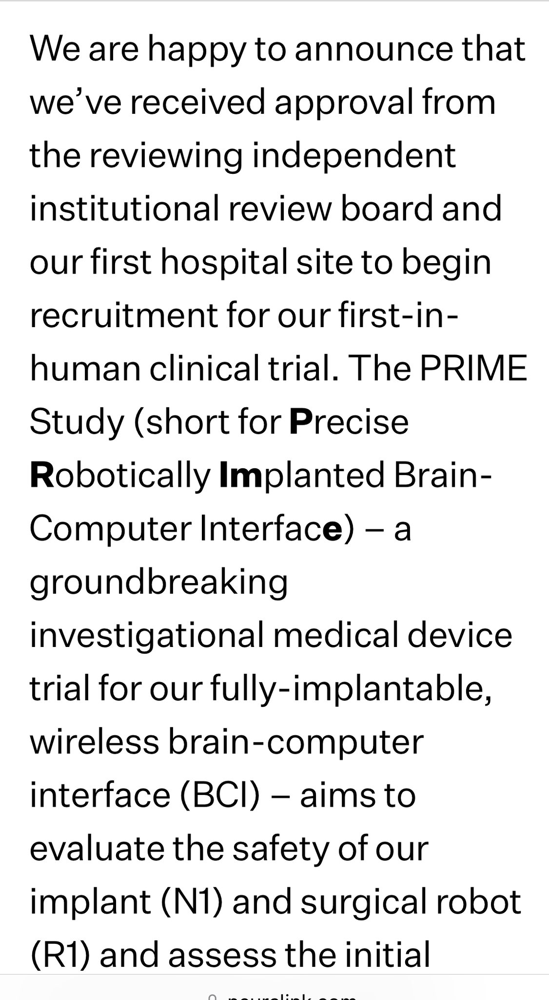Neuralink Opens First Clinical Trial Recruitment for Brain-Computer Interface