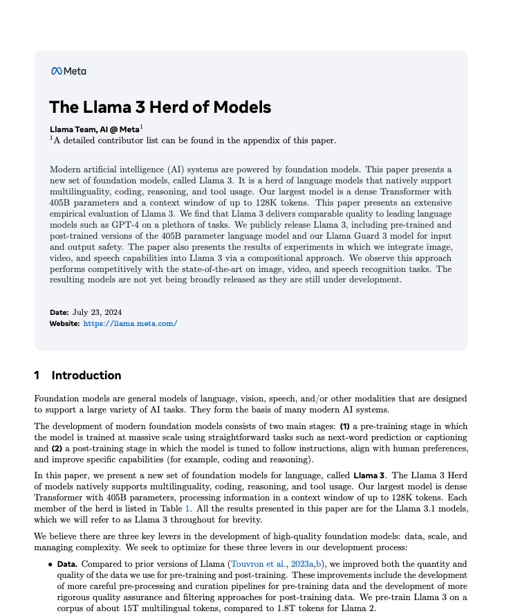 Emergency Paper Club Discusses Llama 3 Herd Models