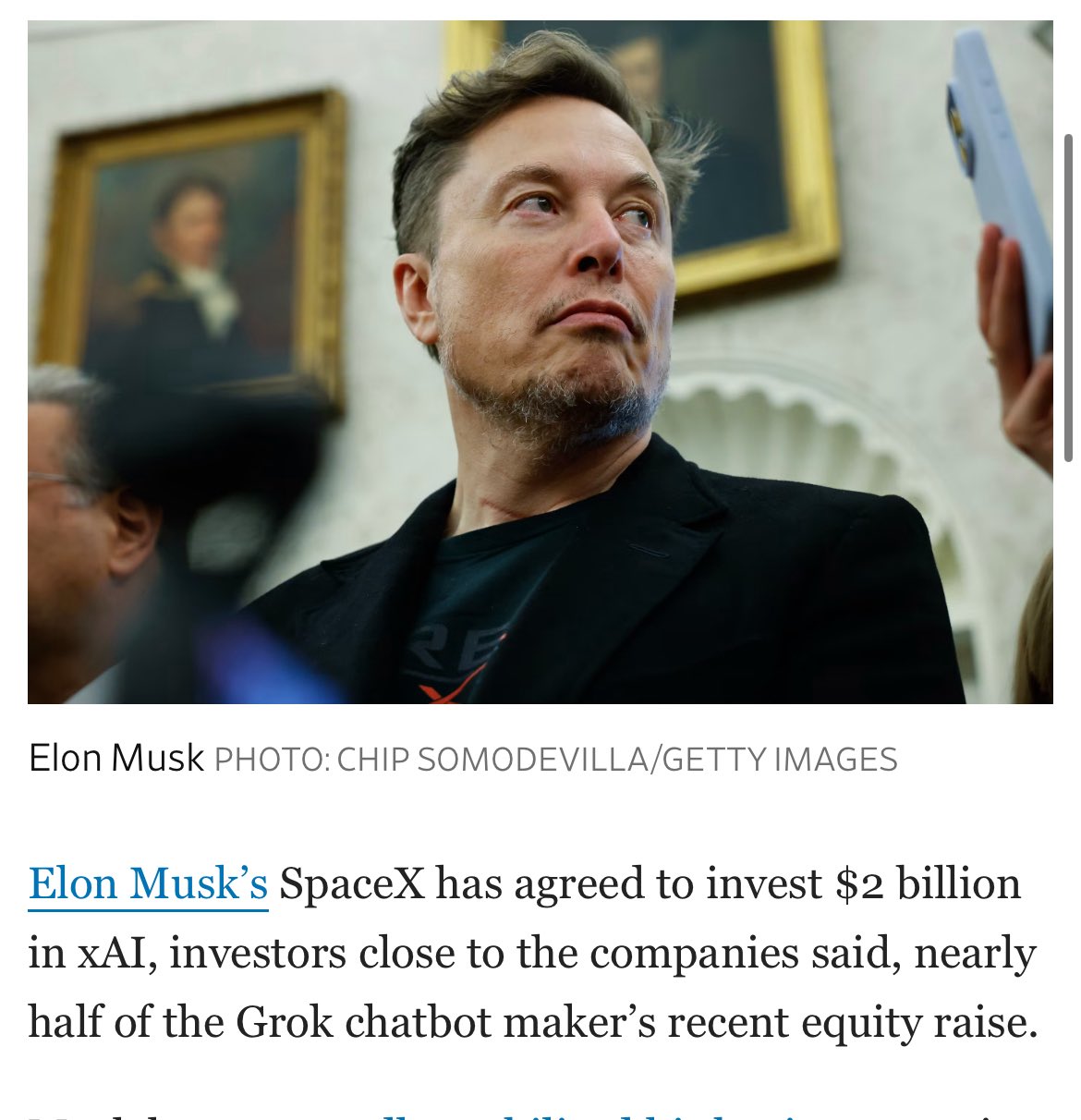 Musk-backed company acquires competitor, integration underway