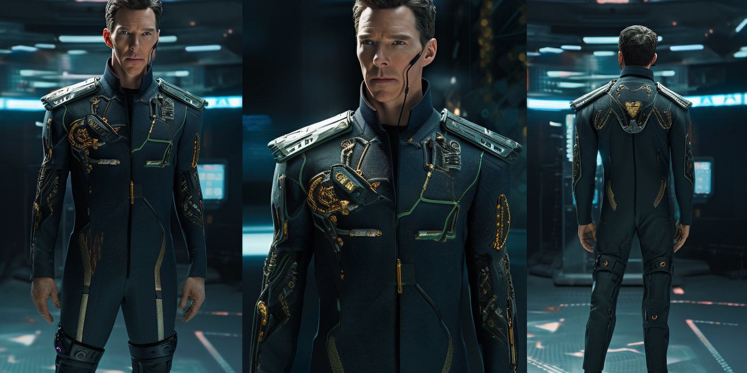 Midjourney Dress Uniform for Functional Cybersecurity Fashion
