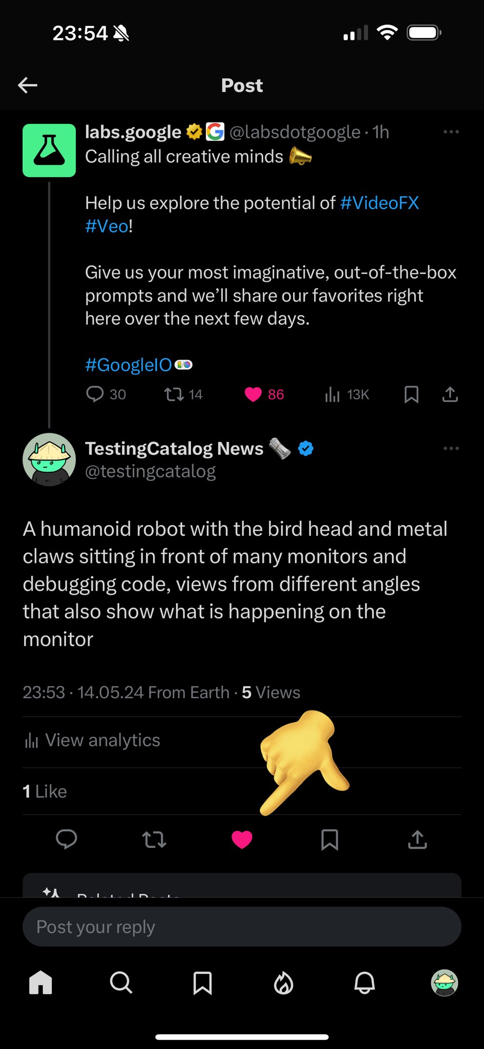 Google Labs collecting user prompts for VideoFX AI development