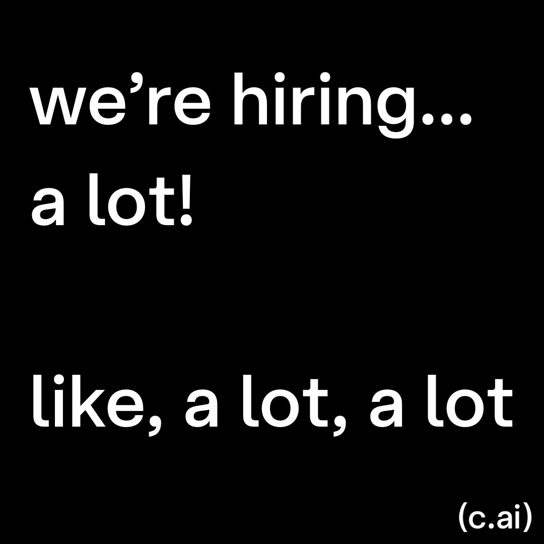 Character.AI Hiring World-Class Builders Designers Researchers