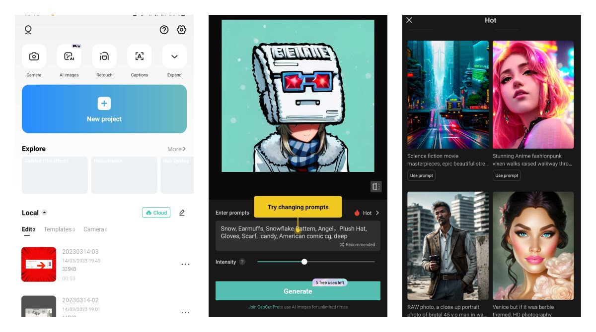 CapCut adds AI-powered image generation feature for users