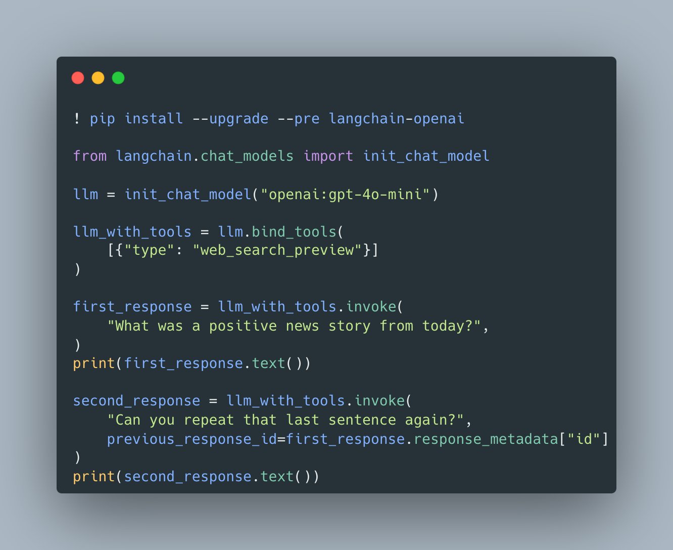 OpenAI Releases New Responses API with LangChain Integration