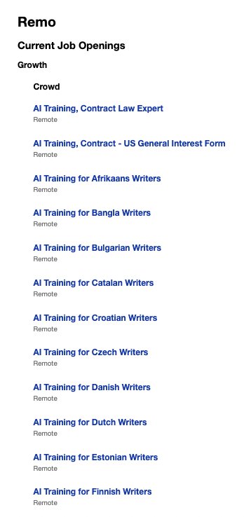 Remotasks Posts Job Offers for Multilingual AI Training