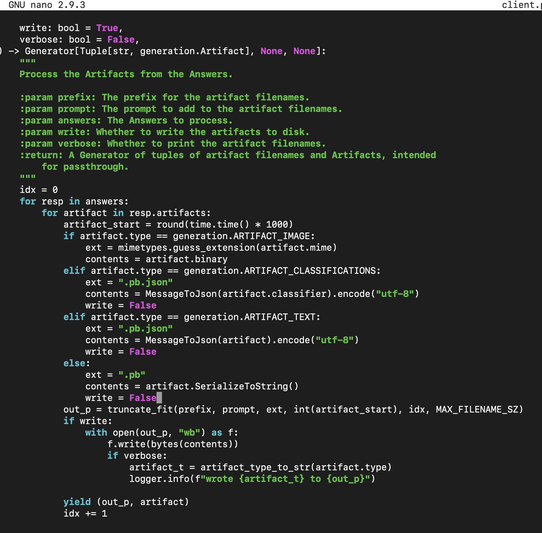 Developer fixes Stability AI SDK image export configuration