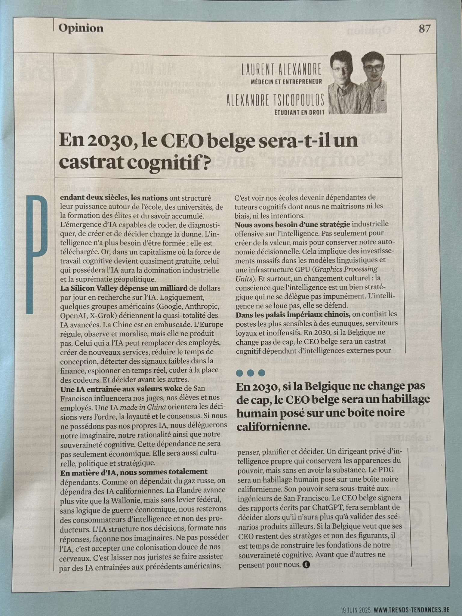 2030: The Belgian CEO Executing California Prompts