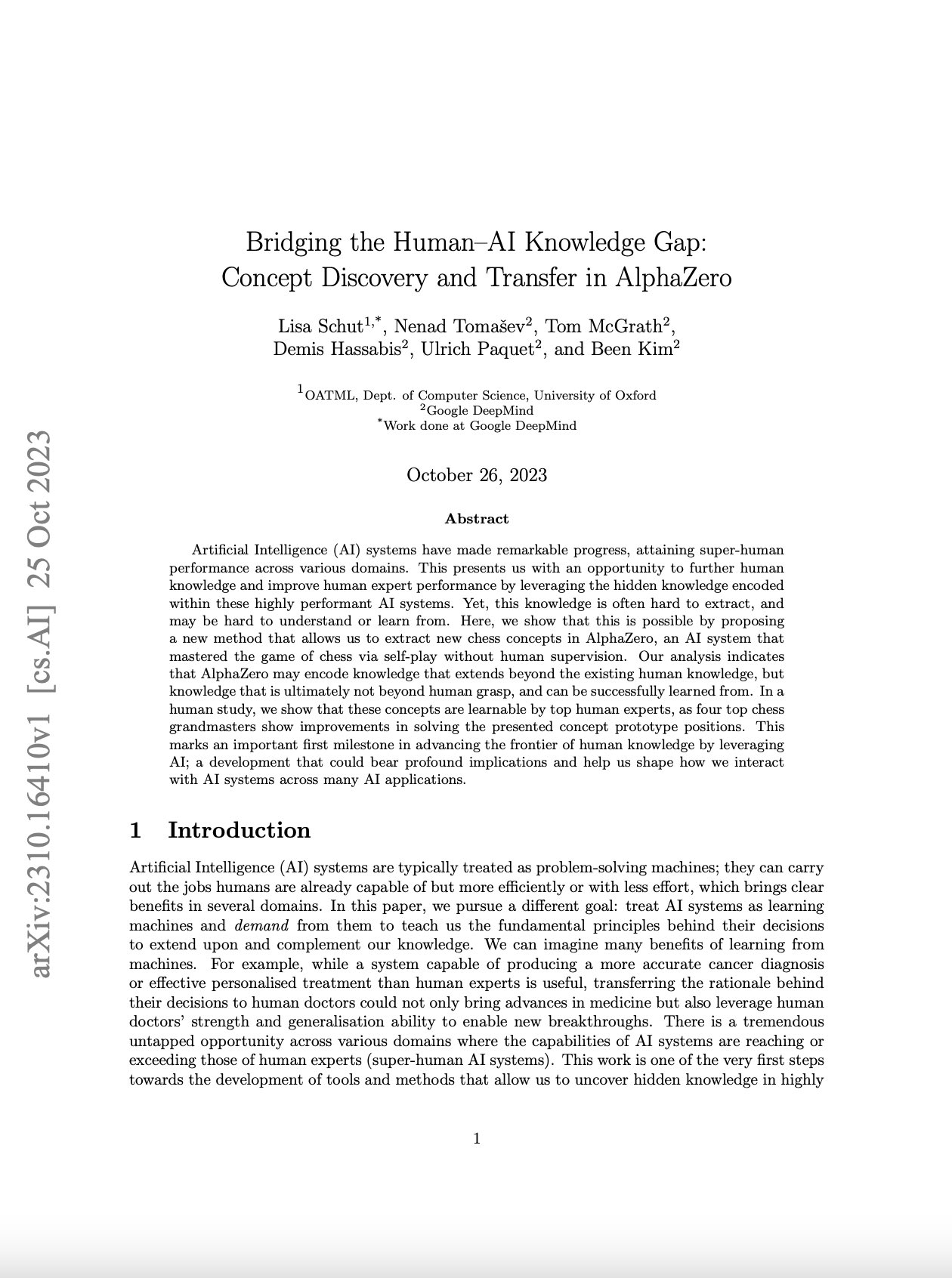 AlphaZero Bridges Human-AI Knowledge Gap Through Concept Discovery