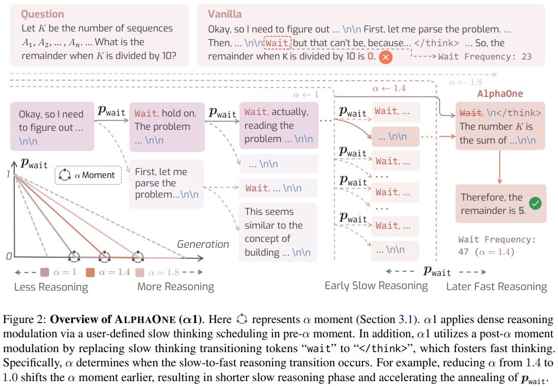 AlphaOne: Modulated Reasoning Optimizes LRM Performance