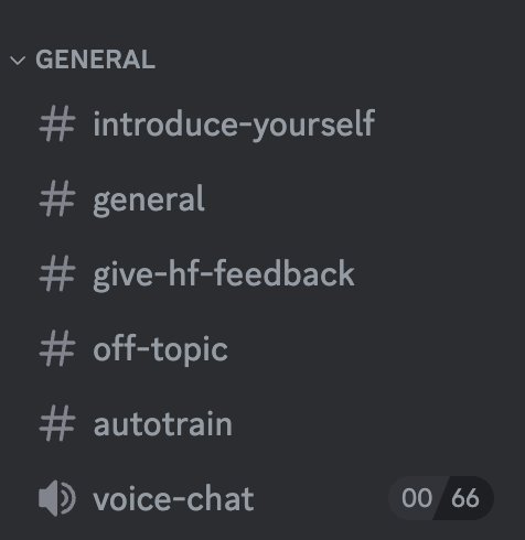 Hugging Face Discord Launches New AutoTrain Support Channel