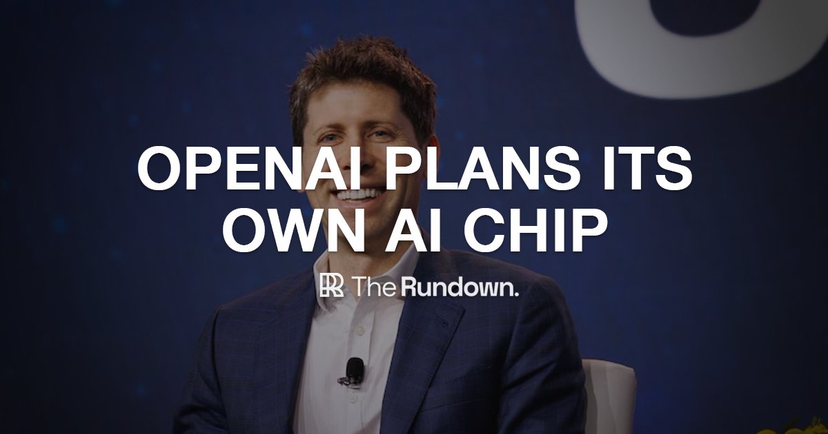 OpenAI’s AI Chip and Latest AI Developments Today
