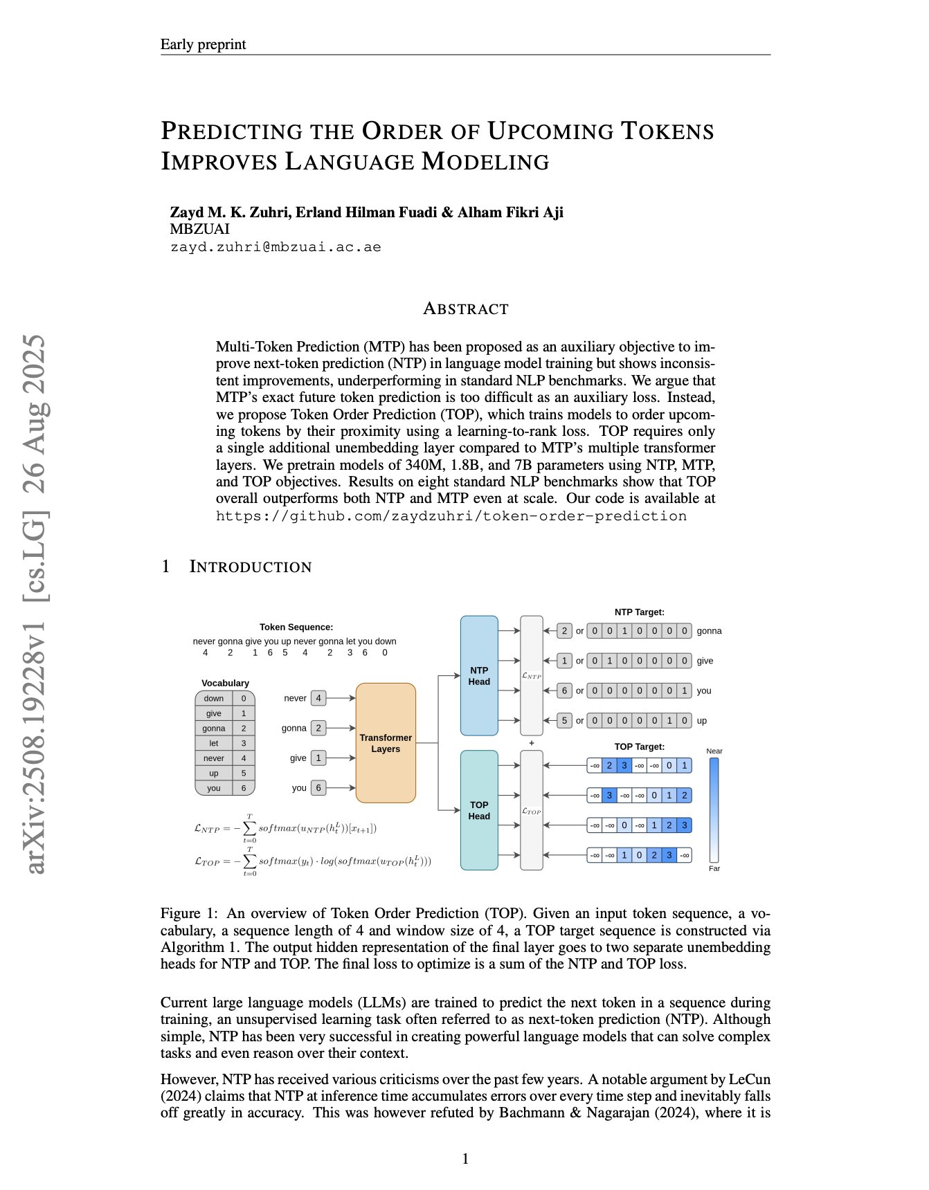 Research paper on arxiv platform from September 2025