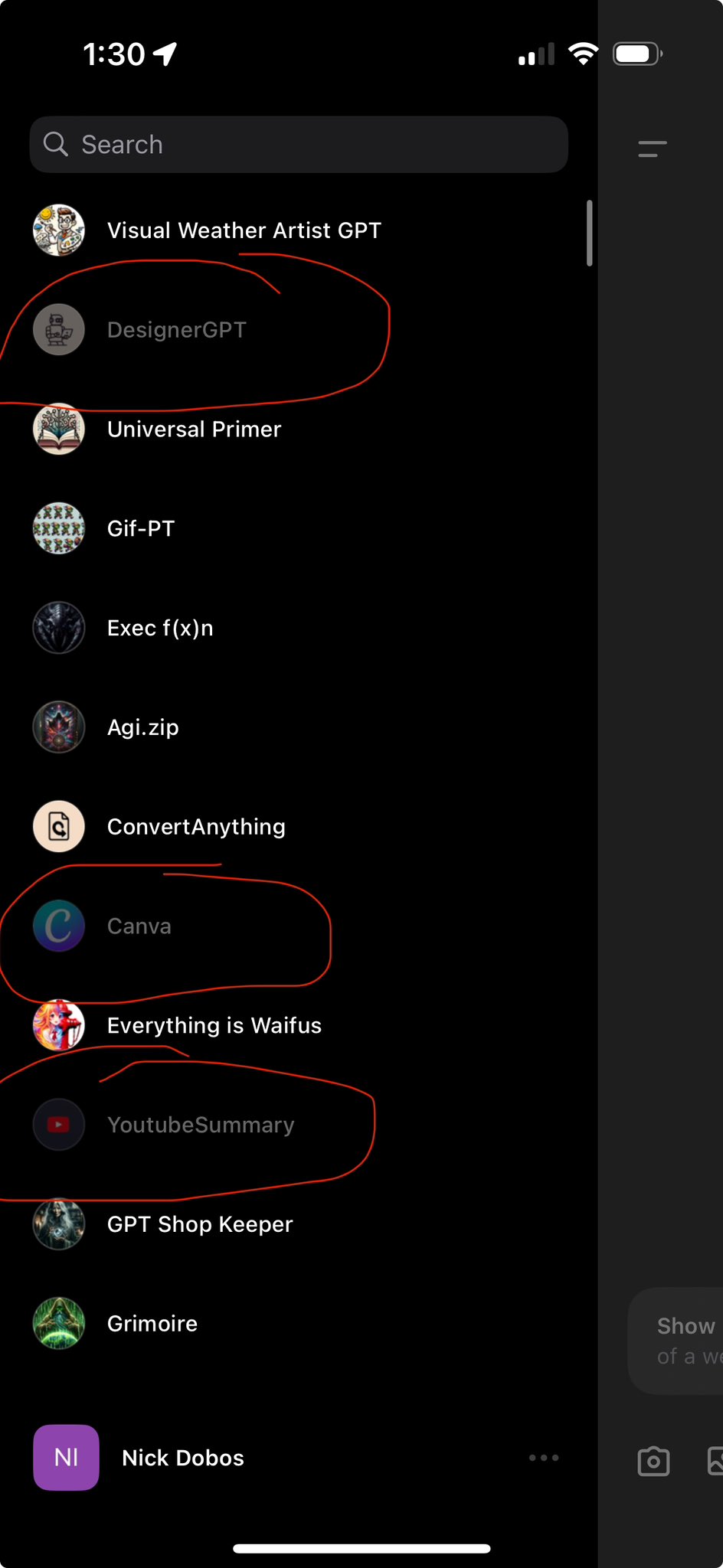 Custom GPT Features Limited on iOS and Android Devices
