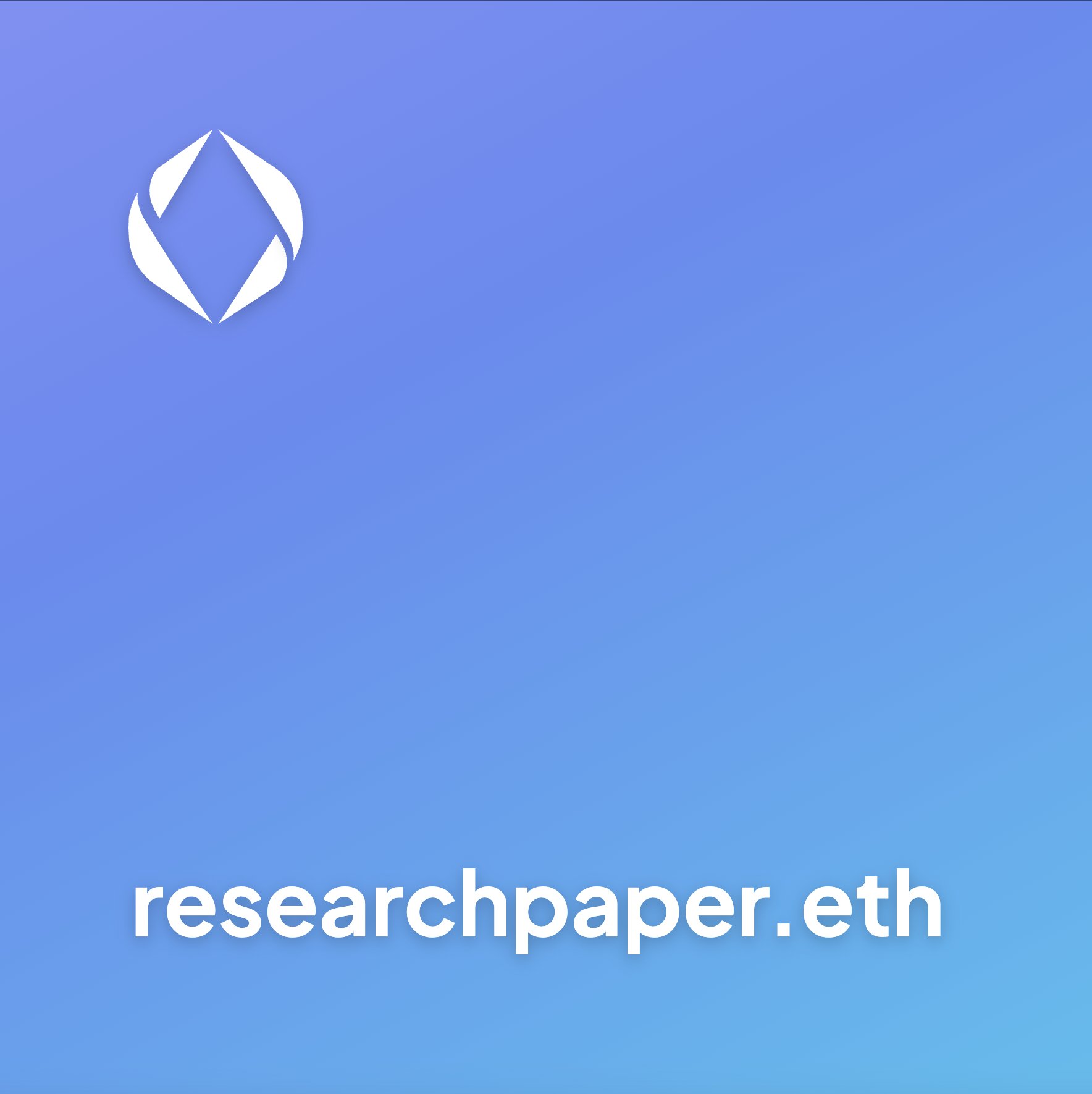ResearchPaper.Eth: Web3 Marketplace for Research Paper NFTs