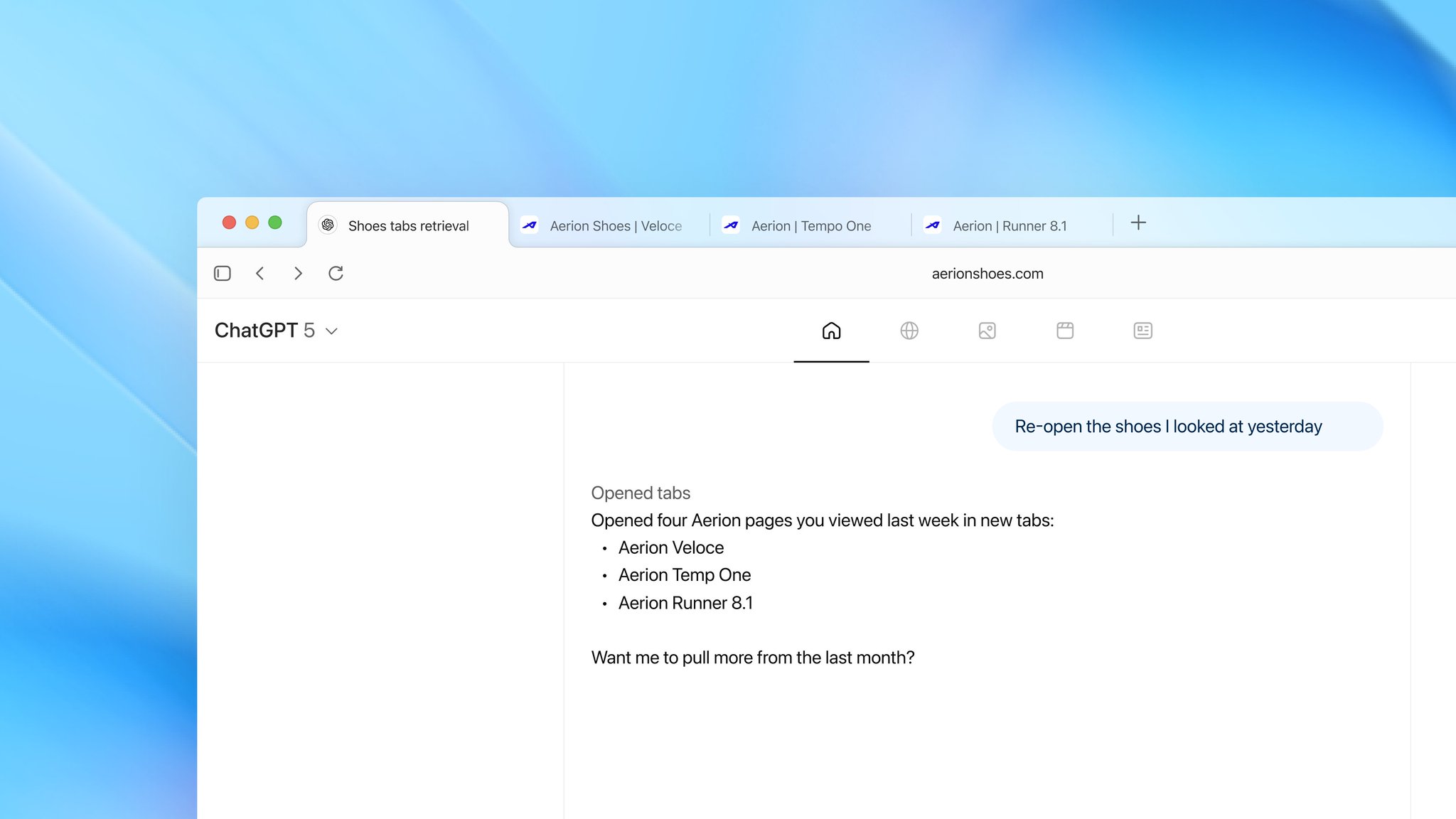 ChatGPT Controls Browser Tabs with Voice Commands