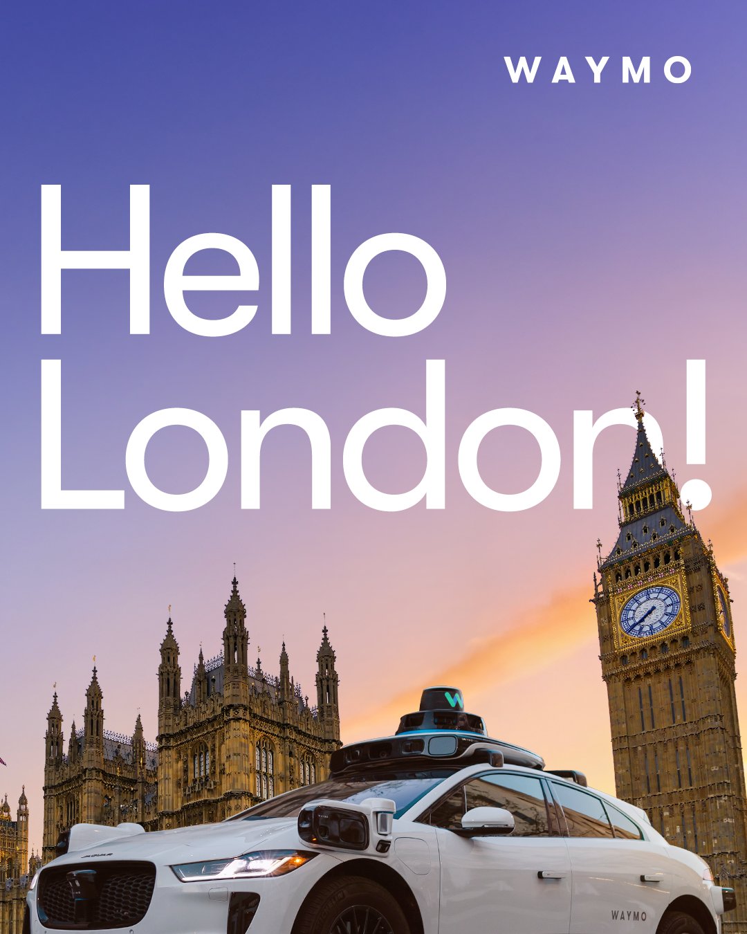 Waymo Autonomous Vehicles Launching Soon in London