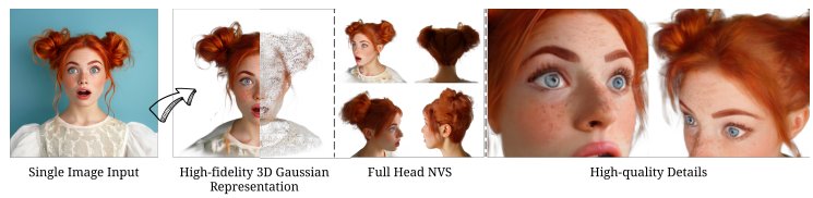 FaceLift: Single Image 3D Head Reconstruction with Diffusion