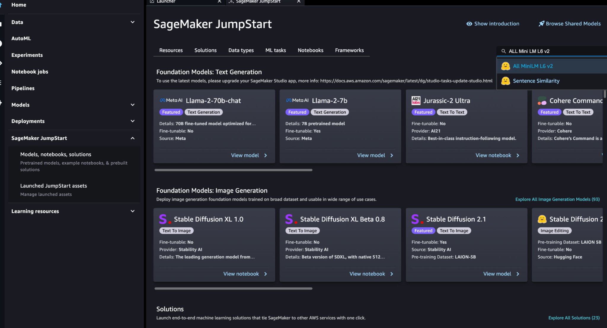 SageMaker Retrieval-Augmented Generation for Data Science