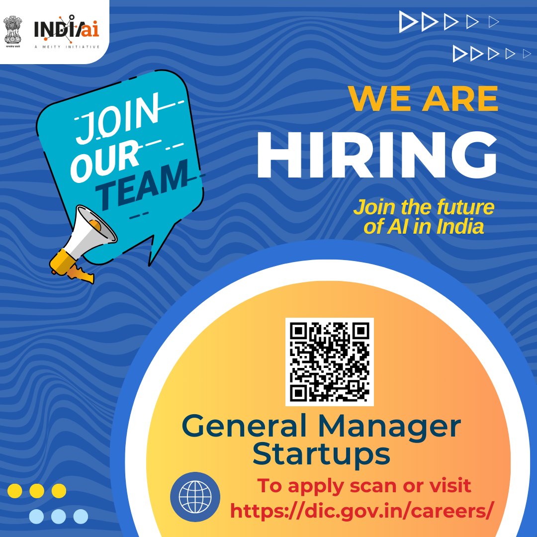 India AI Hiring General Manager for Startups Leadership Role