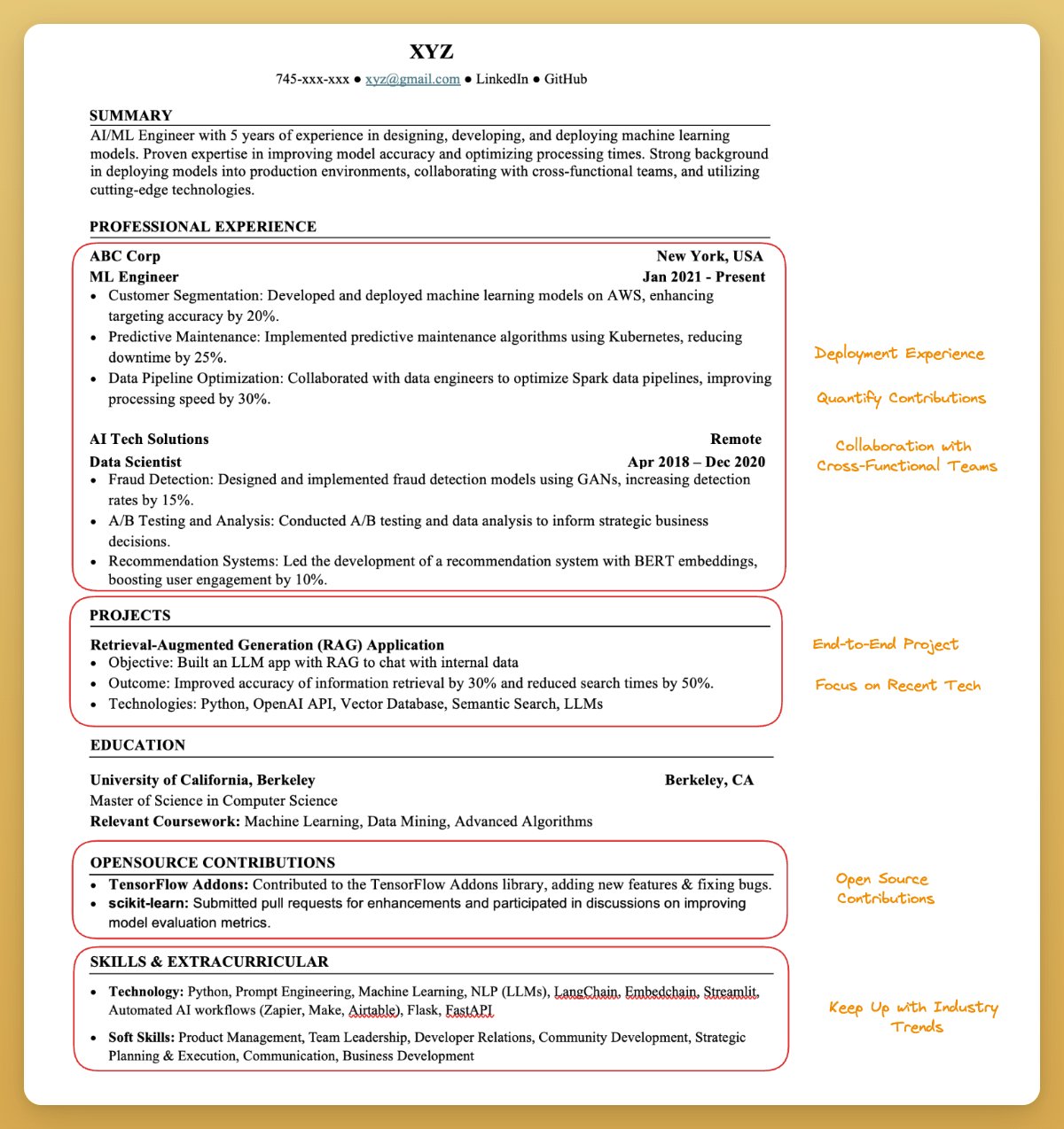 7 Resume Tips to Stand Out for Machine Learning Roles