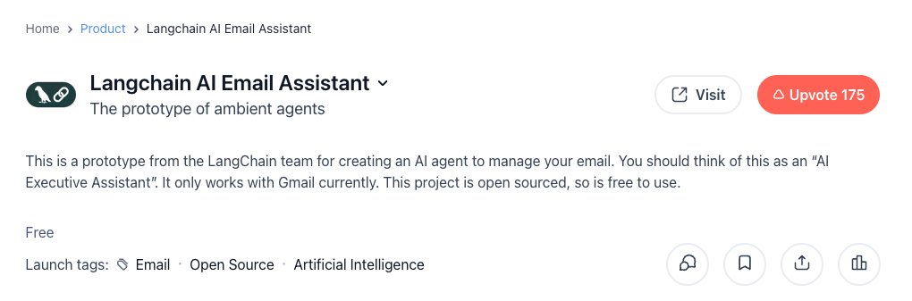 Open Source Email Assistant Ranks #9 on Product Hunt