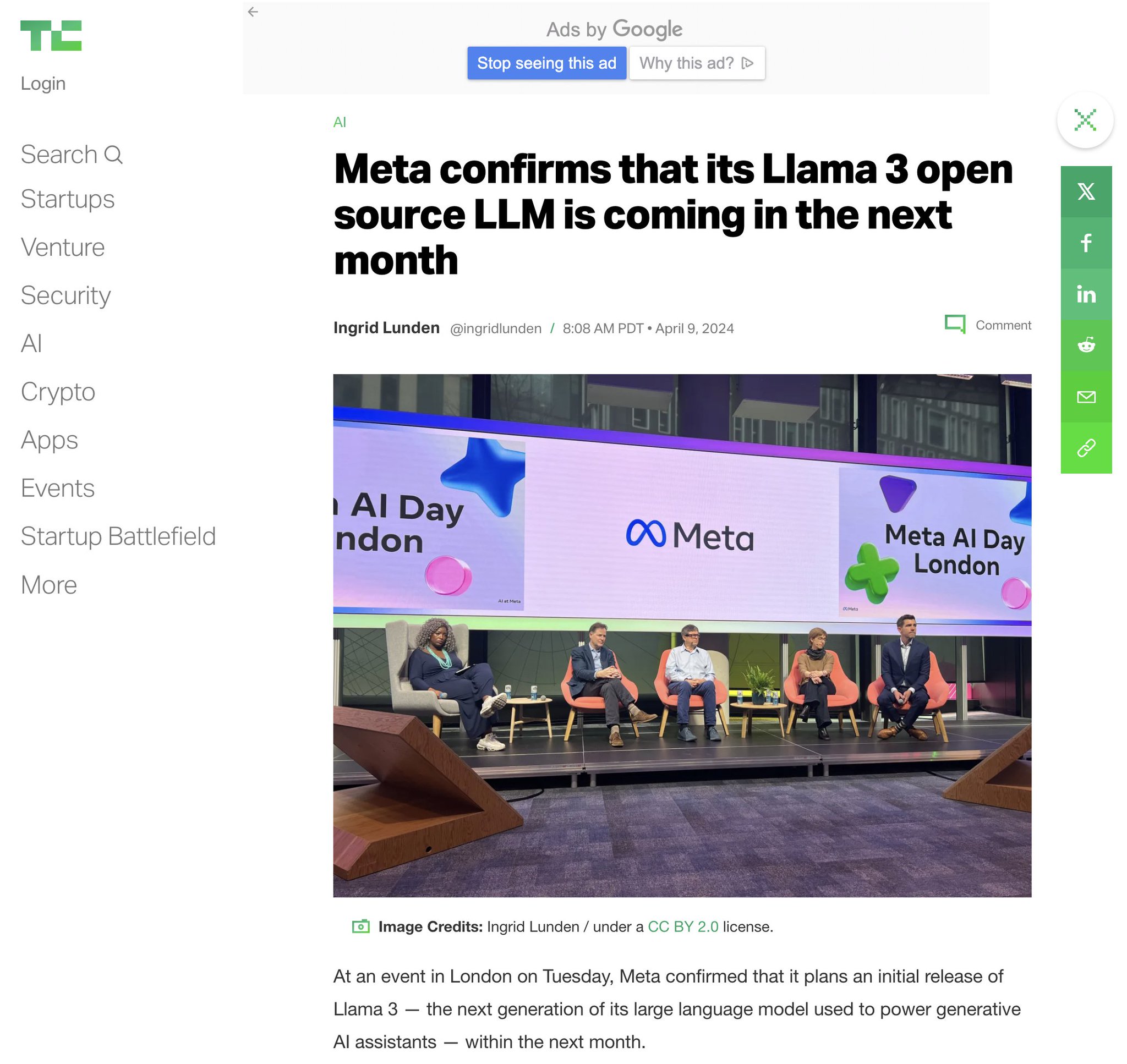 Meta Confirms Llama 3 Release Within One Month