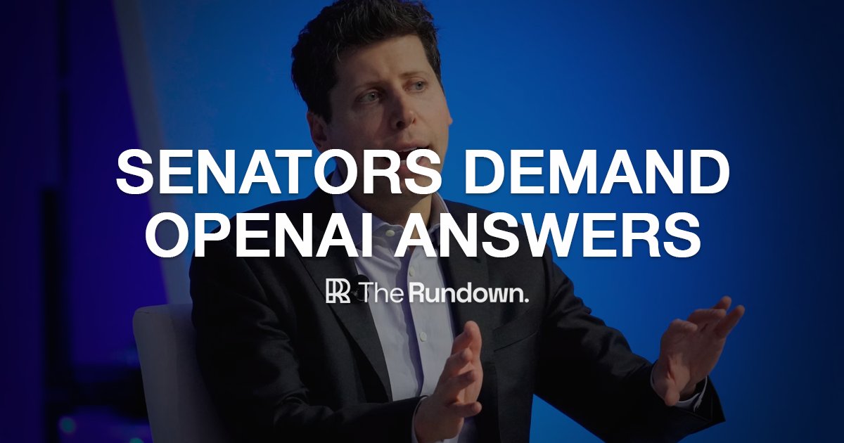 AI News: OpenAI Scrutiny, Llama 3.1, Video Tools, Jobs