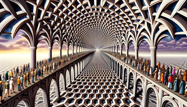 AI-Generated Surrealist Art: Humans Morphing Into Aliens