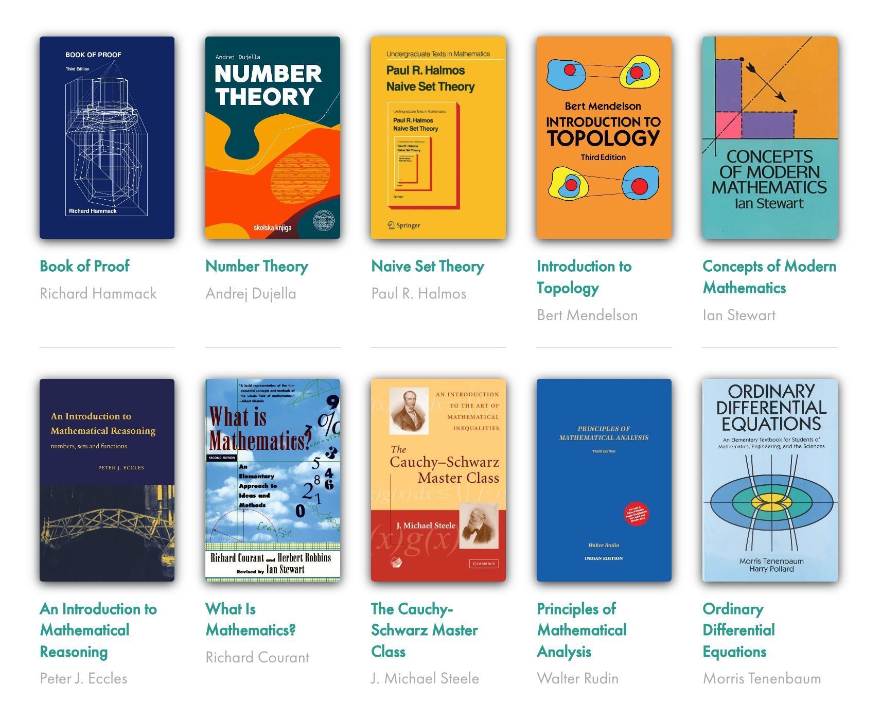 Advanced Mathematics Books for Data Science Learning
